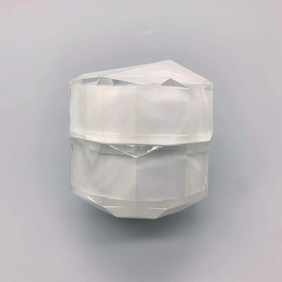 非定期的な負荷のクリーム色PPのプラスチック瓶の多表面クリーム タンク