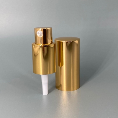 明るい金の精油化粧品ポンプびんによって陽極酸化されるスリー ピースのセット