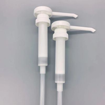 品質  Round Head Plastic Syrup Pump 10ml Honey Dispenser Pump 工場