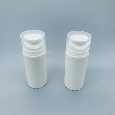 品質  White Plastic Press PP Airless Bottle Cosmetics Distribution 工場
